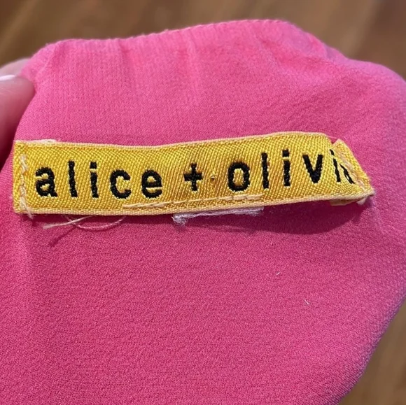 Alice + Olivia Silk Floral Halter Mini Dress - Picture 6 of 7